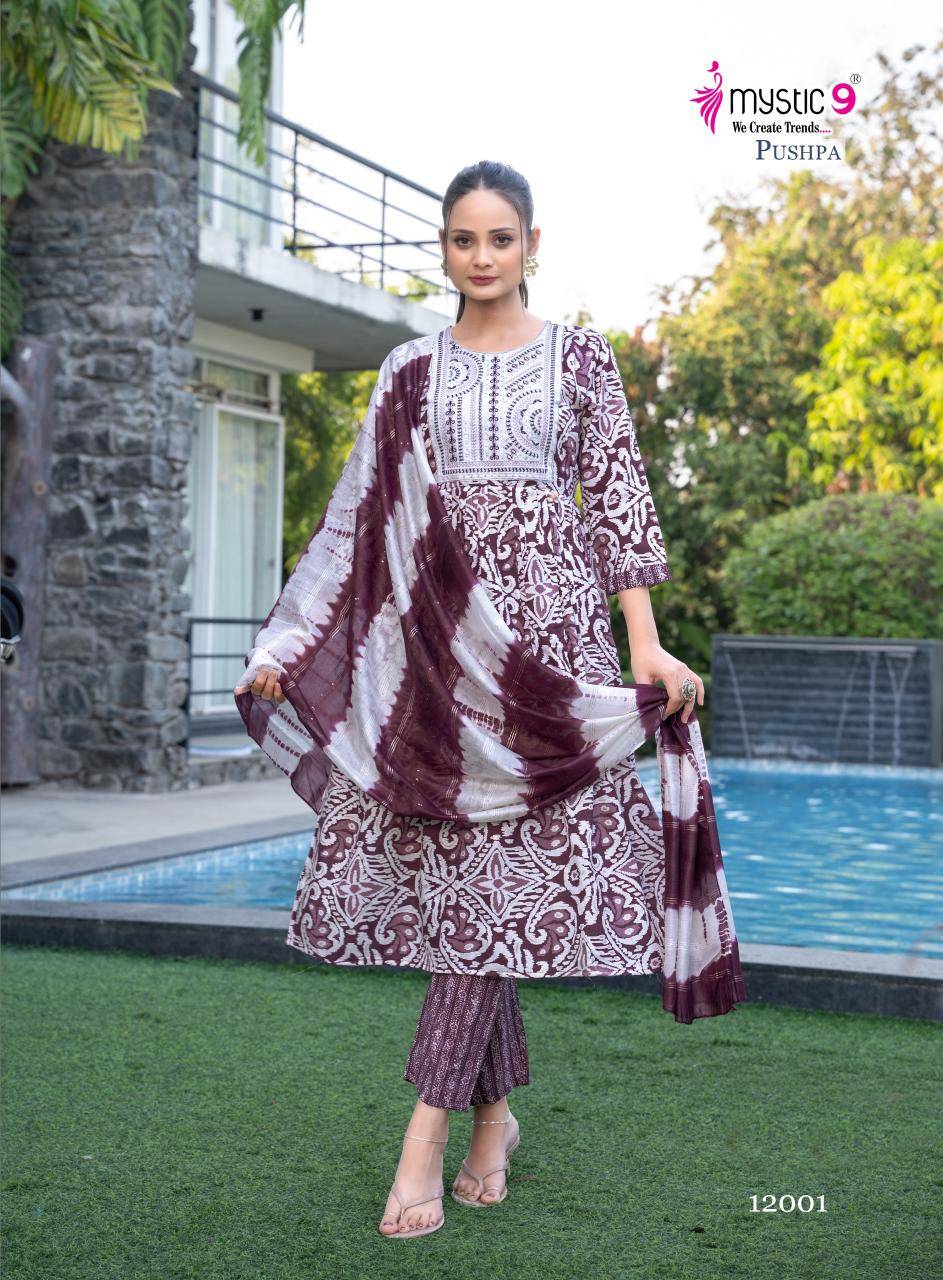 Mystic9 pushpa vol 12 Best kurti designs wholesale